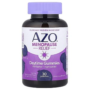AZO - Suplemento em Gomas para Menopausa Groselha Negra 30 Gomas