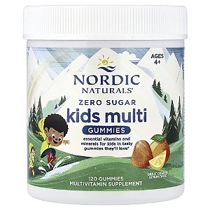 Nordic Naturals - Multivitamínico Infantil em Gomas Sem Açúcar Laranja e Limão 120 Gomas