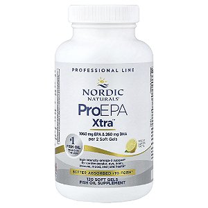 Nordic Naturals - Suplemento de Ômega-3 Concentrado em EPA ProEPA Xtra Limão 120 Softgels