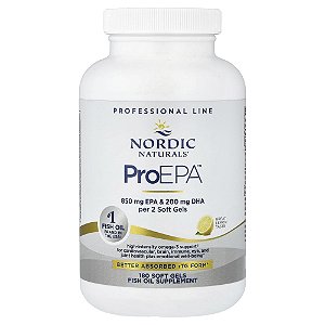 Nordic Naturals - Suplemento de Ômega-3 Concentrado em EPA ProEPA Limão 180 Softgels