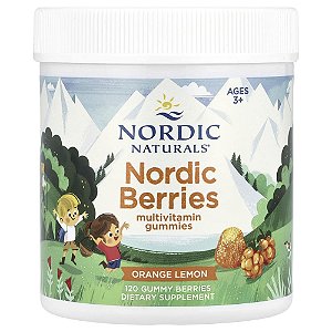 Nordic Naturals - Multivitamínico Infantil em Gomas Nordic Berries Laranja e Limão 120 Gomas