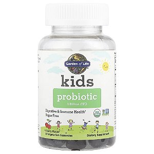Garden of Life - Probiótico Infantil em Gomas Dr. Formulated Cereja 3 Bilhões de UFCs 30 Gomas