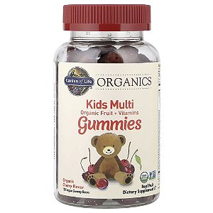 Garden of Life - Multivitamínico Infantil em Gomas mykind Organics Kids Multi Cereja 120 Gomas