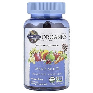 Garden of Life - Multivitamínico Masculino em Gomas mykind Organics Men's Multi Frutos Silvestres 120 Gomas