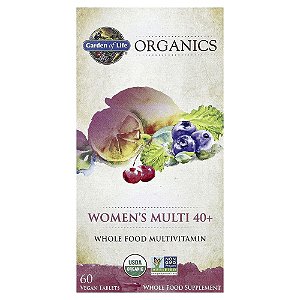 Garden of Life - Multivitamínico Feminino 40+ mykind Organics Women's 40+ Multi 60 Comprimidos