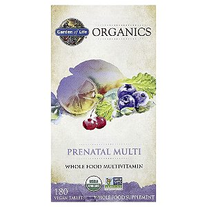 Garden of Life - Multivitamínico Pré-Natal mykind Organics Prenatal Multi 180 Comprimidos