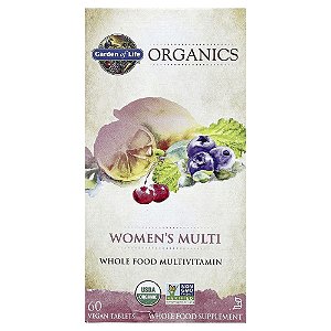Garden of Life - Multivitamínico Feminino mykind Organics Women's Multi 60 Comprimidos