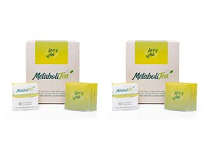Kit 2x Metabolitea Chá 60 Sachês - Leve Chá