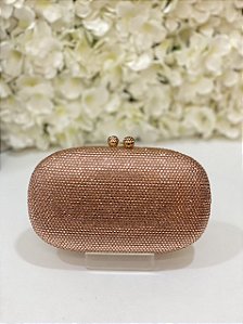 BOLSA MINU OVAL ROSE GOLD