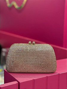 BOLSA MINU TRAPEZIO ROSE GOLD