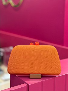 BOLSA CORAL TECIDO TELADO TRAPÉZIO