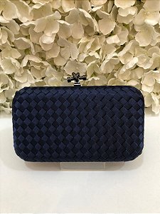 BOLSA BOTTEGA AZUL MARINHO GD