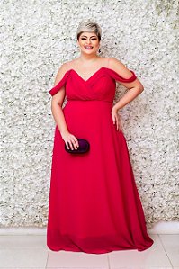 VESTIDO PINK FLUIDO DECOTE OMBRO A OMBRO COM ALÇA EM TULE