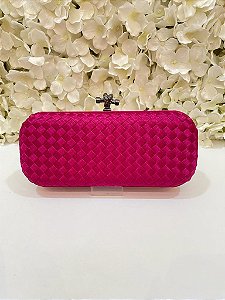 BOLSA BOTTEGA ROSA SCHOK CARTEIRA