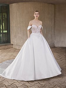 VESTIDO CHILLS MIKADO PRONOVIAS