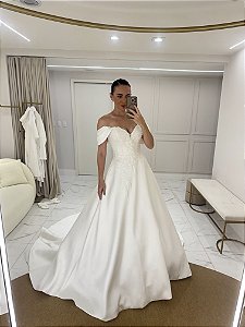 VESTIDO CHILLS MIKADO PRONOVIAS