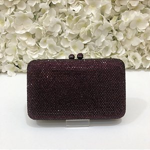 BOLSA MINU ROXA/UVA QUADRADA