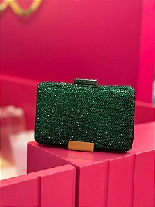 BOLSA MINU VERDE BANDEIRA QUADRADA FINA