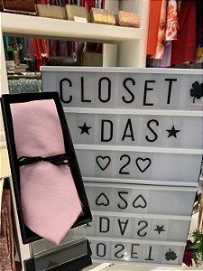 ALUGUEL GRAVATA ROSA BEBÊ