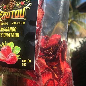 Morango Desidratado · 10 x 50g