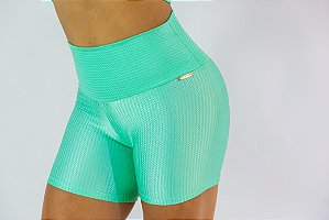 Short Academia Verde Claro Cirrê