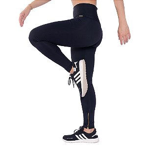 Legging Incredible Black / Calça Preta com zíper / Cós alto / Sem transparência