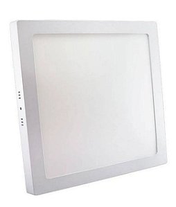 Plafon Led  Luminárias  Sobrepor Quardado 18w Branca Quente  3000k bivolt 22cm X 22cm