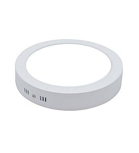 Plafon Led  Luminárias Sobrepor  Redondo  18w Branca  Quente  3000k bivolt 22cm