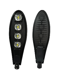 Luminária Led Pública Pétala Cob 200w Poste De Rua 75% Lúmen IP67 Branco Frio 6500K Bivolt 110v-220v