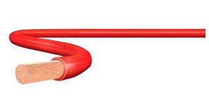 FIO CABO FLEX 1,5 MM  - VERMELHO- 2 METROS