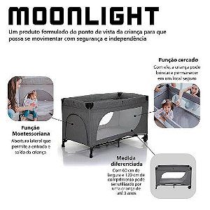 Berço Moonlight Woven Grey – Abc Design
