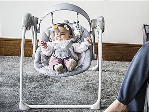 Cadeira Balanço Automático Kiddo cinza