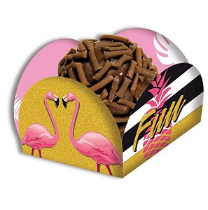 Forminha Para Doce Flamingo C/40 Unidades - Maricota Festas