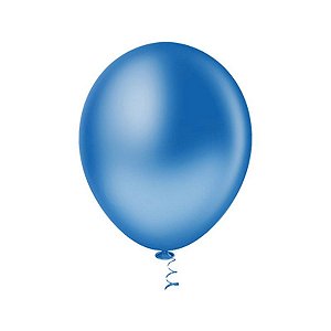 Balão AZUL ROYAL PICPIC 9'' c/50 Unid. - Maricota Festas