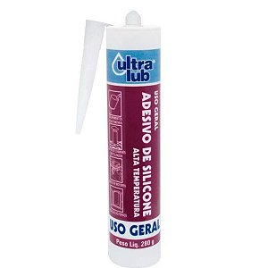 ULTRALUB - ADESIVO DE SILICONE ALTA TEMPERATURA VERMELHO 280g