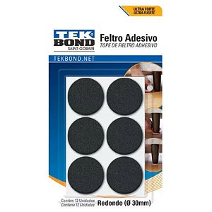 TEKBOND - FELTRO ADESIVO REDONDO 30mm