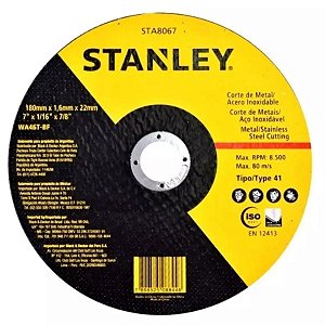 STANLEY - DISCO DE CORTE 7" METAL