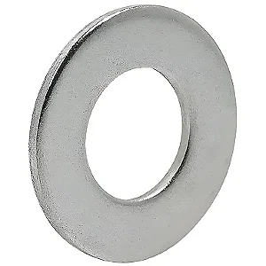 Arruela Lisa M22 Ferro Zinco Branco