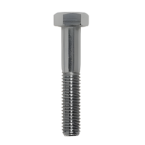 Parafuso Sextavado Rosca Parcial 7/8-9 X 4-1/2UNC Ferro Zinco Branco