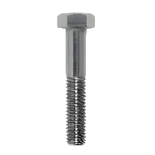 Parafuso Sextavado Rosca Parcial 3/8-16 X 2-1/4UNC Ferro Zinco Branco