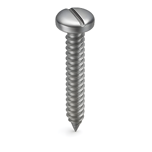 Parafuso Auto Atarraxante Cabeça Panela Fenda Ferro Zinco Branco 2.2 X 6.5