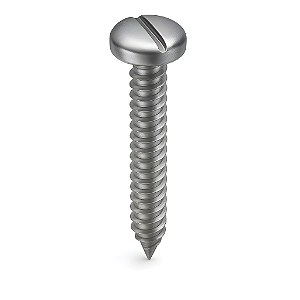 Parafuso Auto Atarraxante Cabeça Panela Fenda Ferro Zinco Branco 2.2 X 9.5