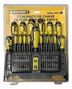 Jogo De Chaves 50 Peças Bom-3127 - BOMVINK