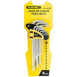 Jogo Especial de Chave Tork 9 Peças Bomvink - 3206