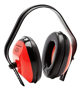 Abafador De Ruídos Tipo Concha - Brasfort - Vermelho