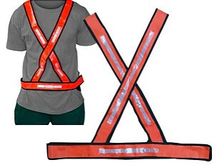 Colete Retro-Refletivo em X Uso Dia/Noite NIKOKIT