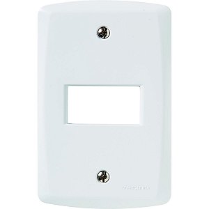 Placa Horizontal 1 Posto 4x2 Tramontina Lux² Branca