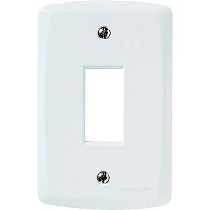 Placa Vertical 1 Posto 4x2 Tramontina Lux² Branca