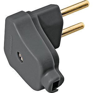 Conjunto 4x2 com 1 Tomada 2P+T 20 A 250 V Tramontina Lux2 Vermelho e Branco