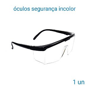 Óculos De Segurança Incolor Jaguar - 1 Unidade
